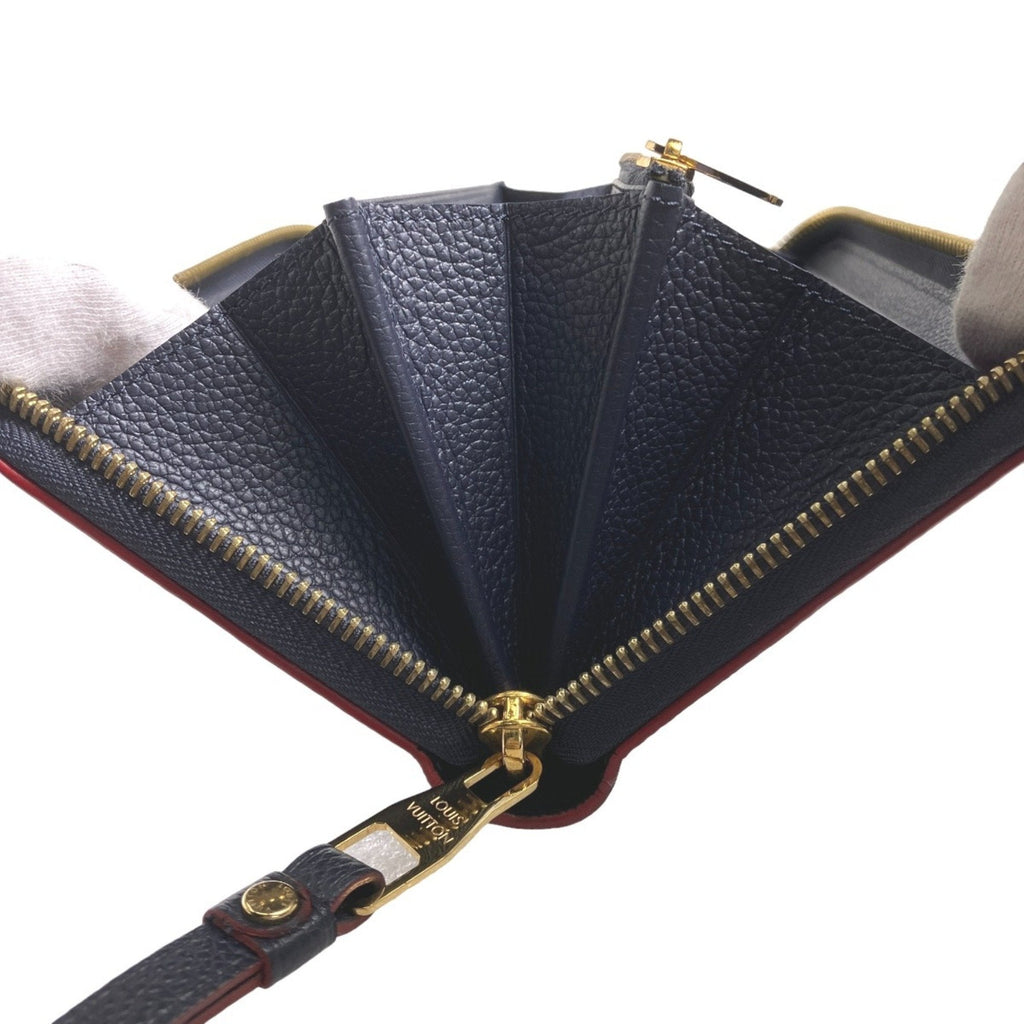 Louis Vuitton Marine Rouge Monogram Empreinte Long Wallet