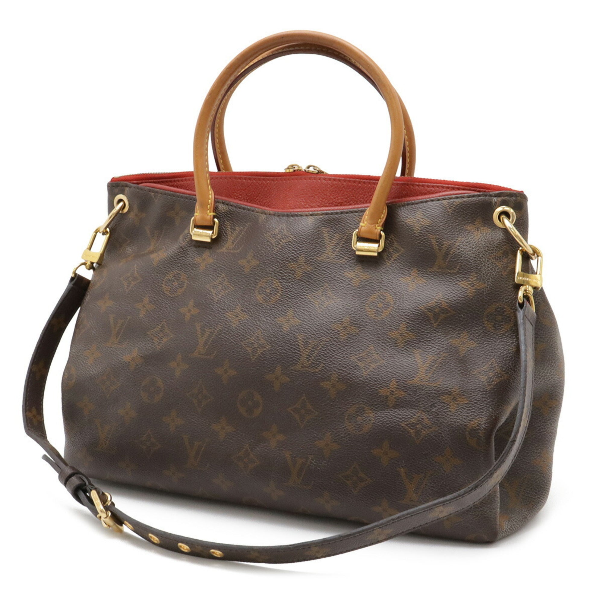 Louis Vuitton Cerise Monogram Red Color Monogram Handbag Shoulder Bag