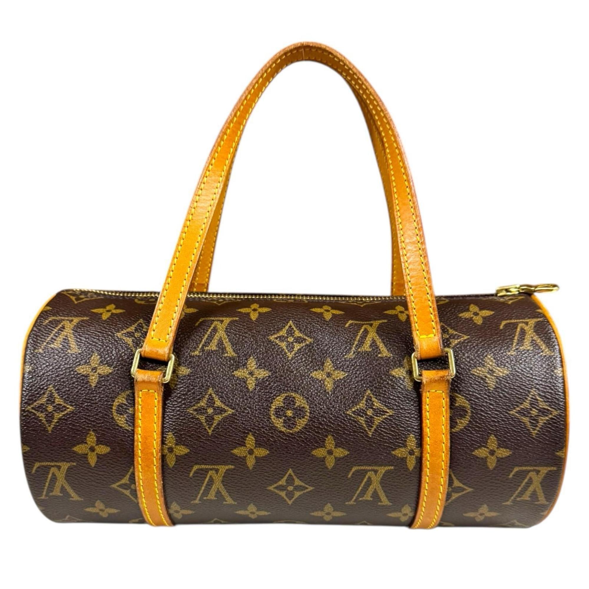 Louis Vuitton Brown Monogram Canvas Handbag