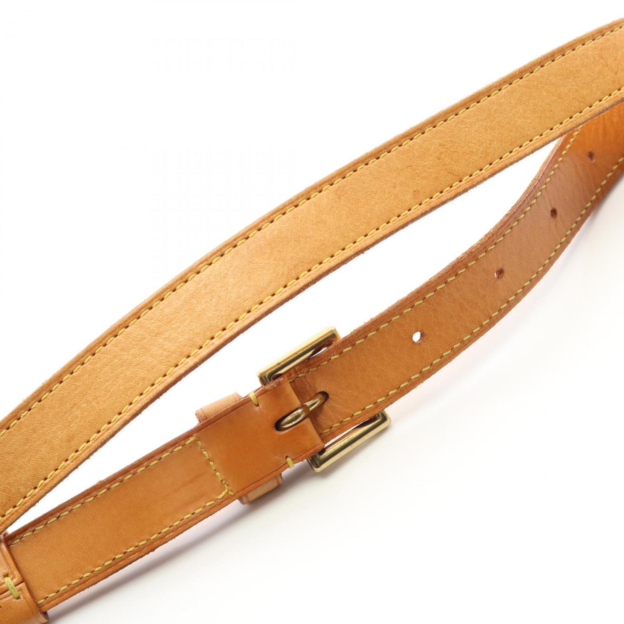 Louis Vuitton Brown Coated Canvas Shoulder Bag