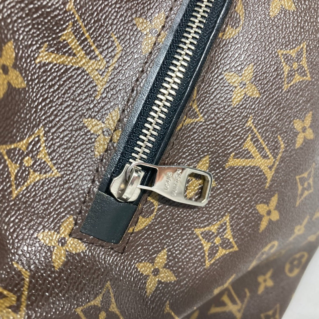 Louis Vuitton Black Brown Galle Monogram Macassar Canvas Shoulder Bag