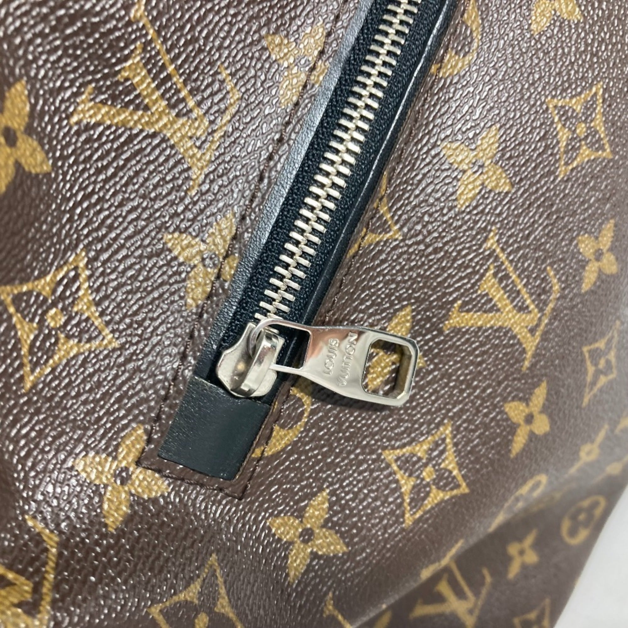 Louis Vuitton Black Brown Galle Monogram Macassar Canvas Shoulder Bag