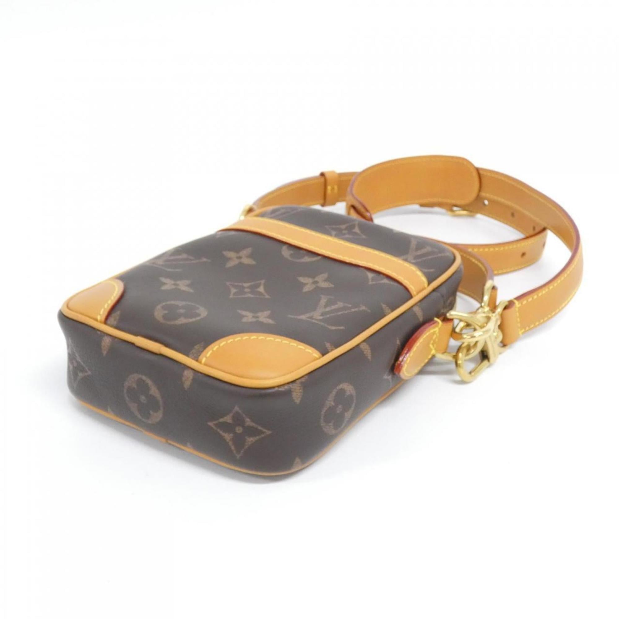 Louis Vuitton Monogram Marron Leather Shoulder Bag