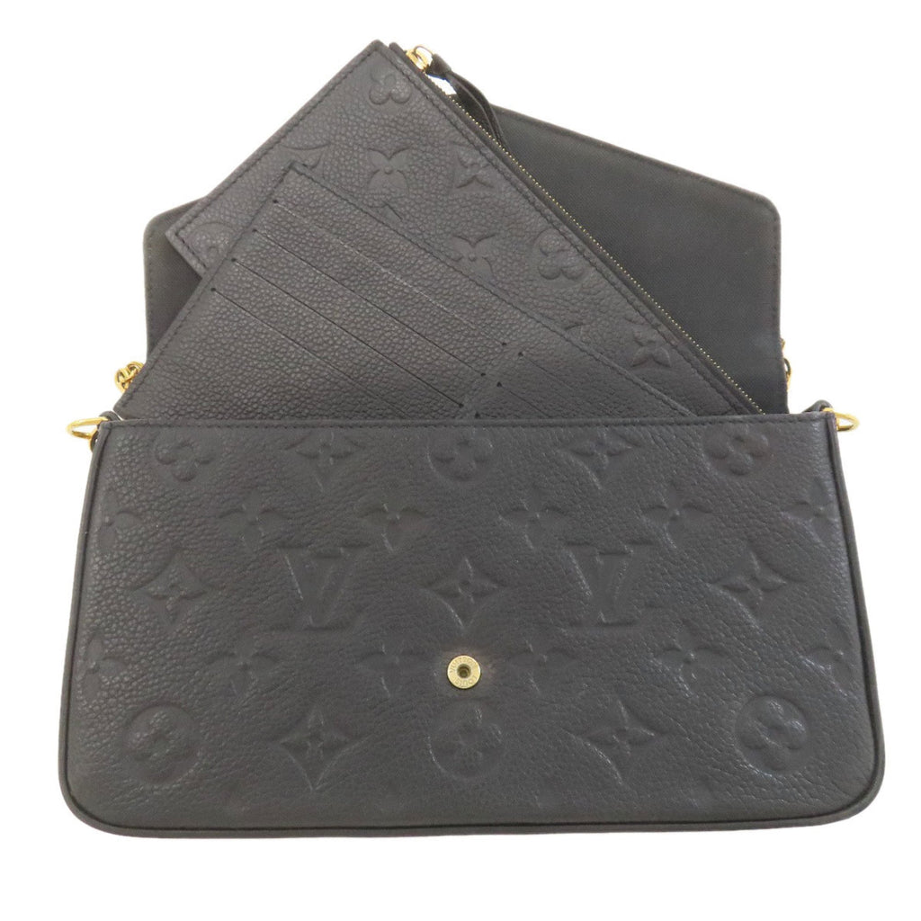 Louis Vuitton Black Chain/Shoulder Wallet