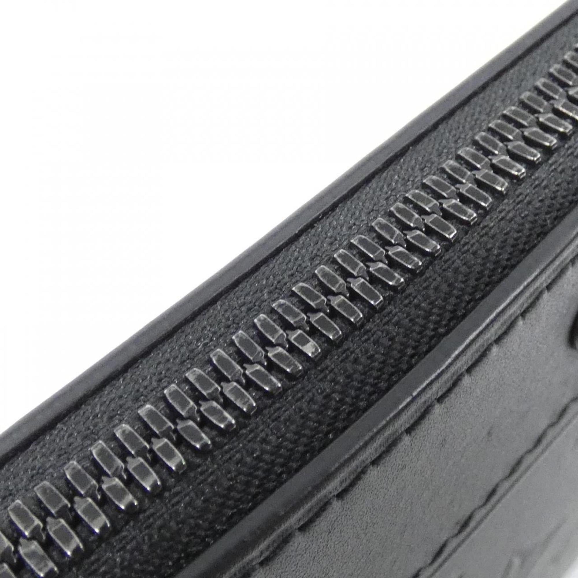 Louis Vuitton Monogram Shadow Black Leather Handbag Pochette