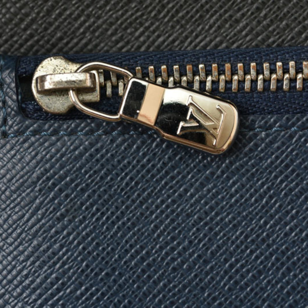 Louis Vuitton Ardoise Navy Leather Long Wallet