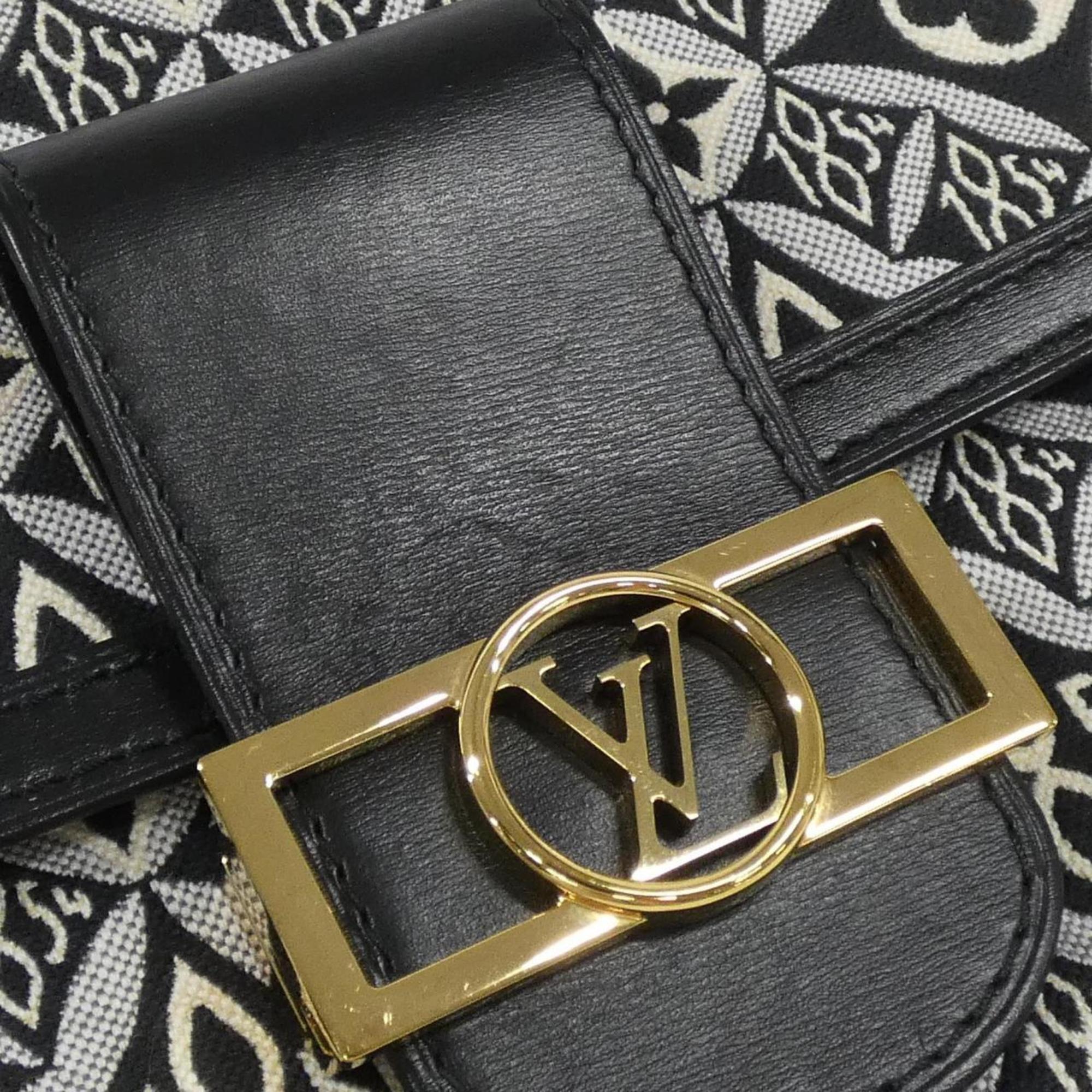 Louis Vuitton Gray Jacquard Shoulder Bag