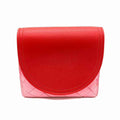 Bottega Veneta Pink Red Color Leather Wallet (Bi-Fold)