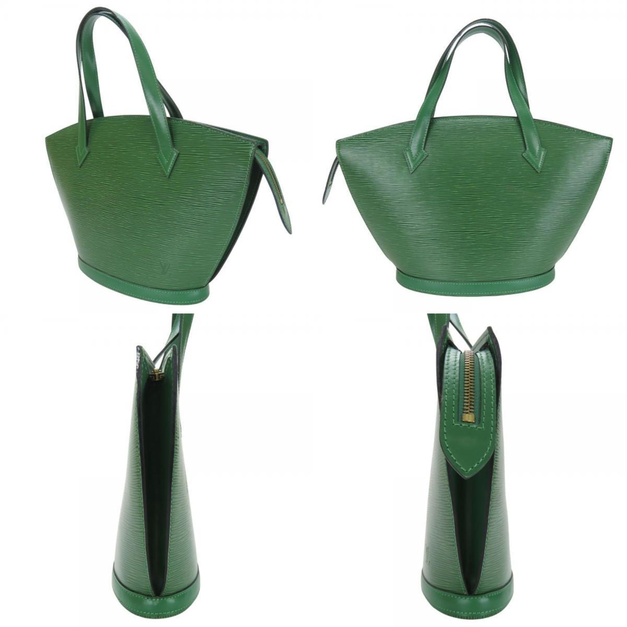 Louis Vuitton Borneo Green Epi Leather Handbag