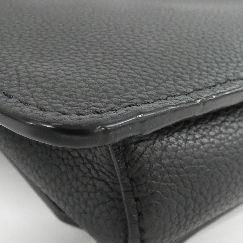 Louis Vuitton Black Leather Shoulder Bag