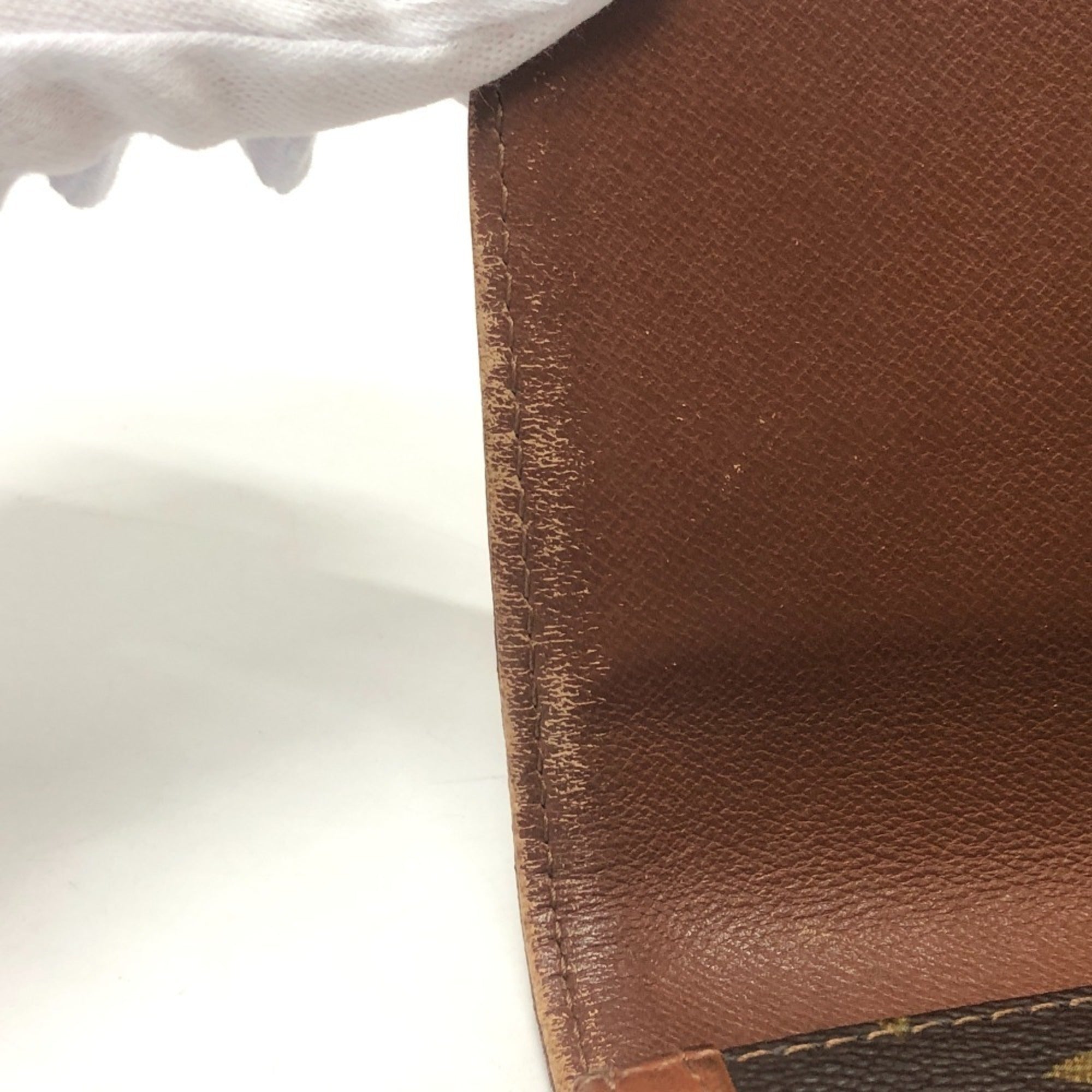 Louis Vuitton Brown Monogram Clutch Bag Pochette Pouch