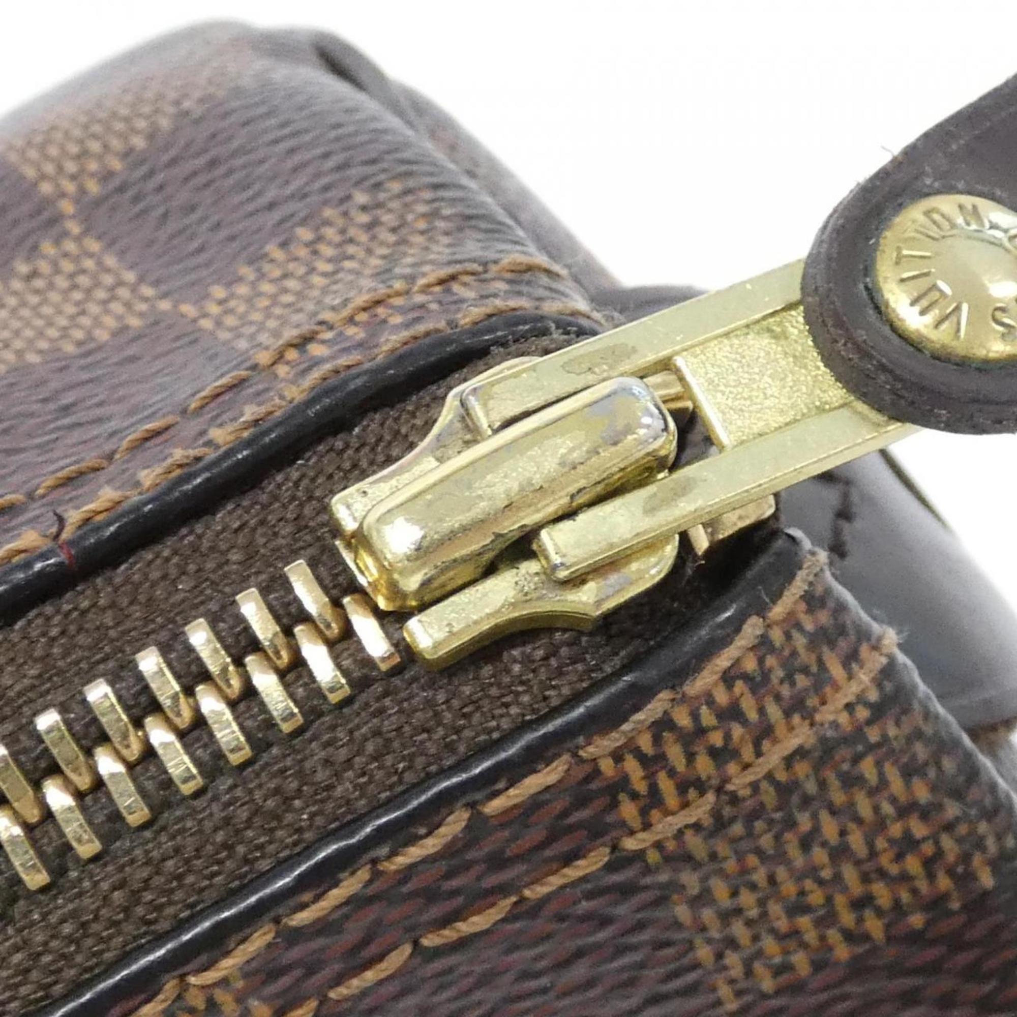 Louis Vuitton Damier Ebene Coated Canvas Boston Bag
