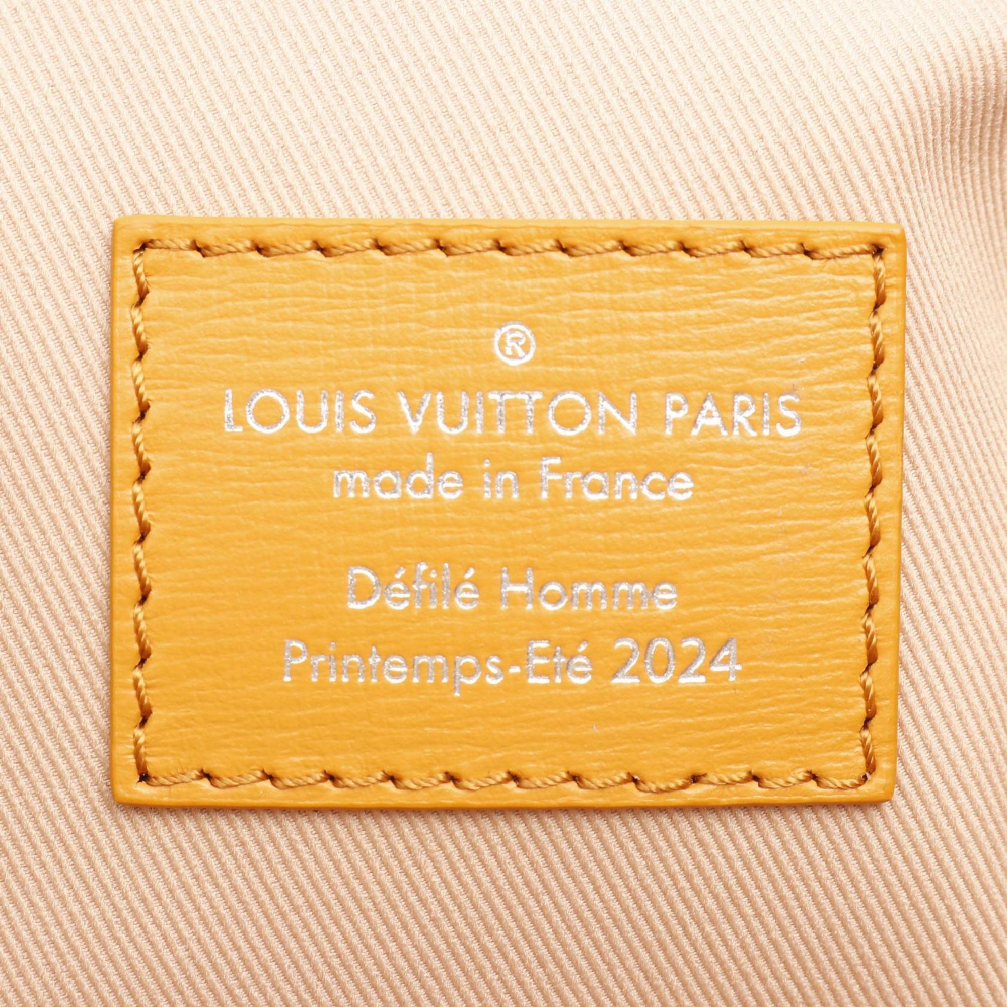 Louis Vuitton Orange Saffron Leather Tote Bag