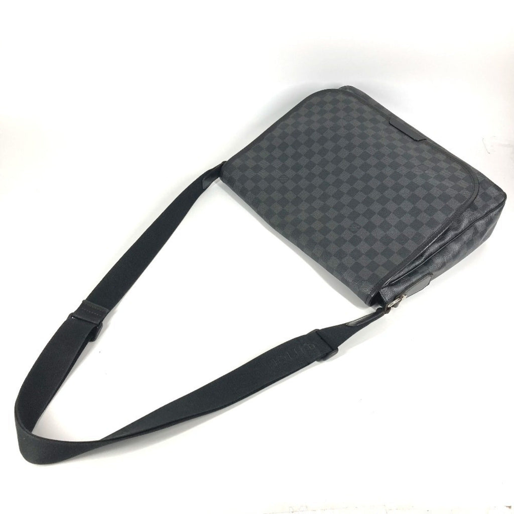 Louis Vuitton Black Damier Graphite Messenger Bag Shoulder Bag