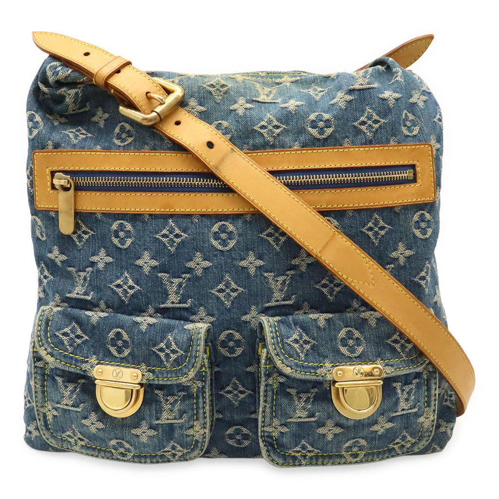 Louis Vuitton Blue Monogram Denim Shoulder Bag