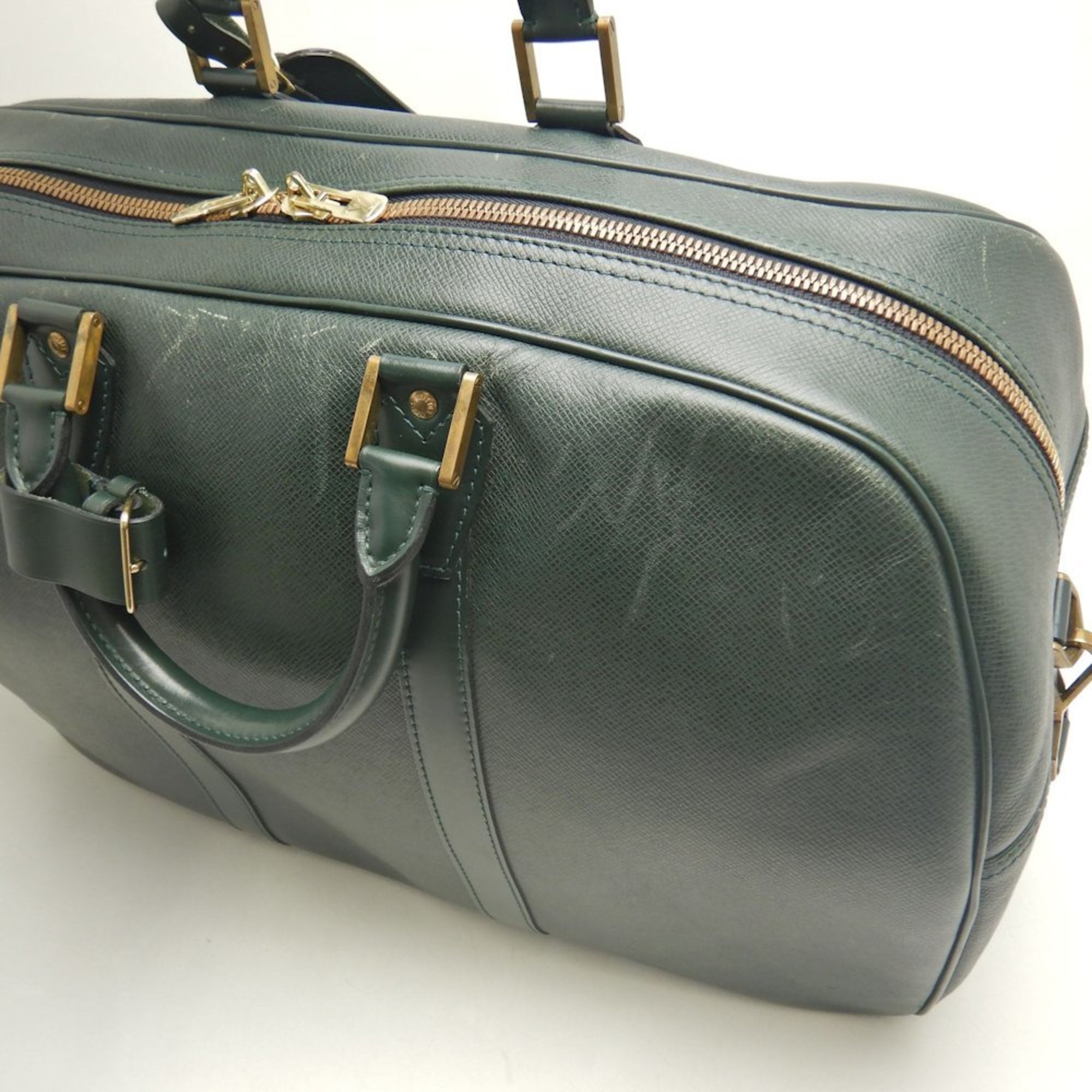 Louis Vuitton Episea Taiga Leather Boston Bag