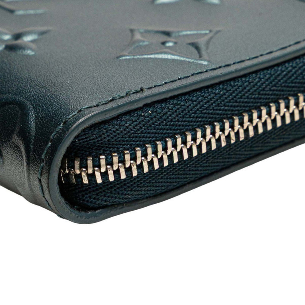 Louis Vuitton Blue Leather Coin Purse/Coin Case