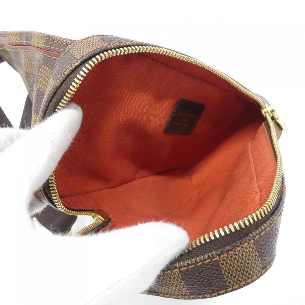 Louis Vuitton Brown Coated Canvas Shoulder Bag