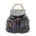 Gucci Black Leather Backpack (Pre-Owned)