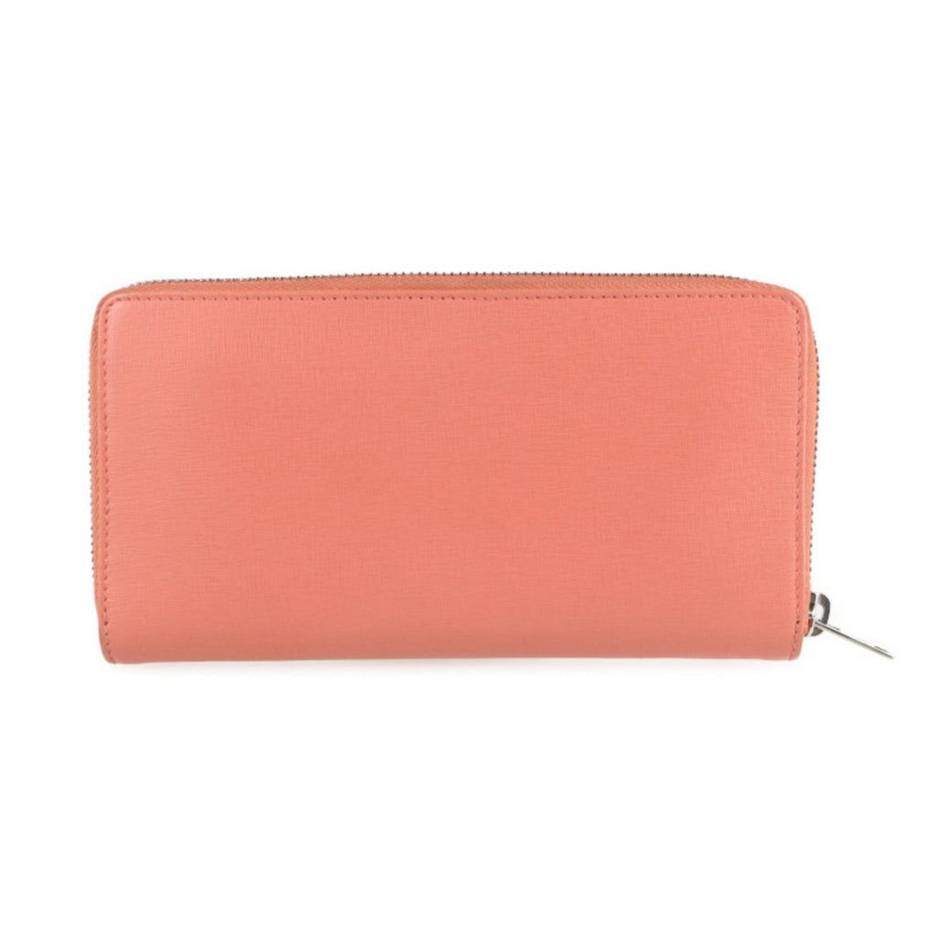 Balenciaga Pink Salmon Pink Leather Long Wallet (Bi-Fold)
