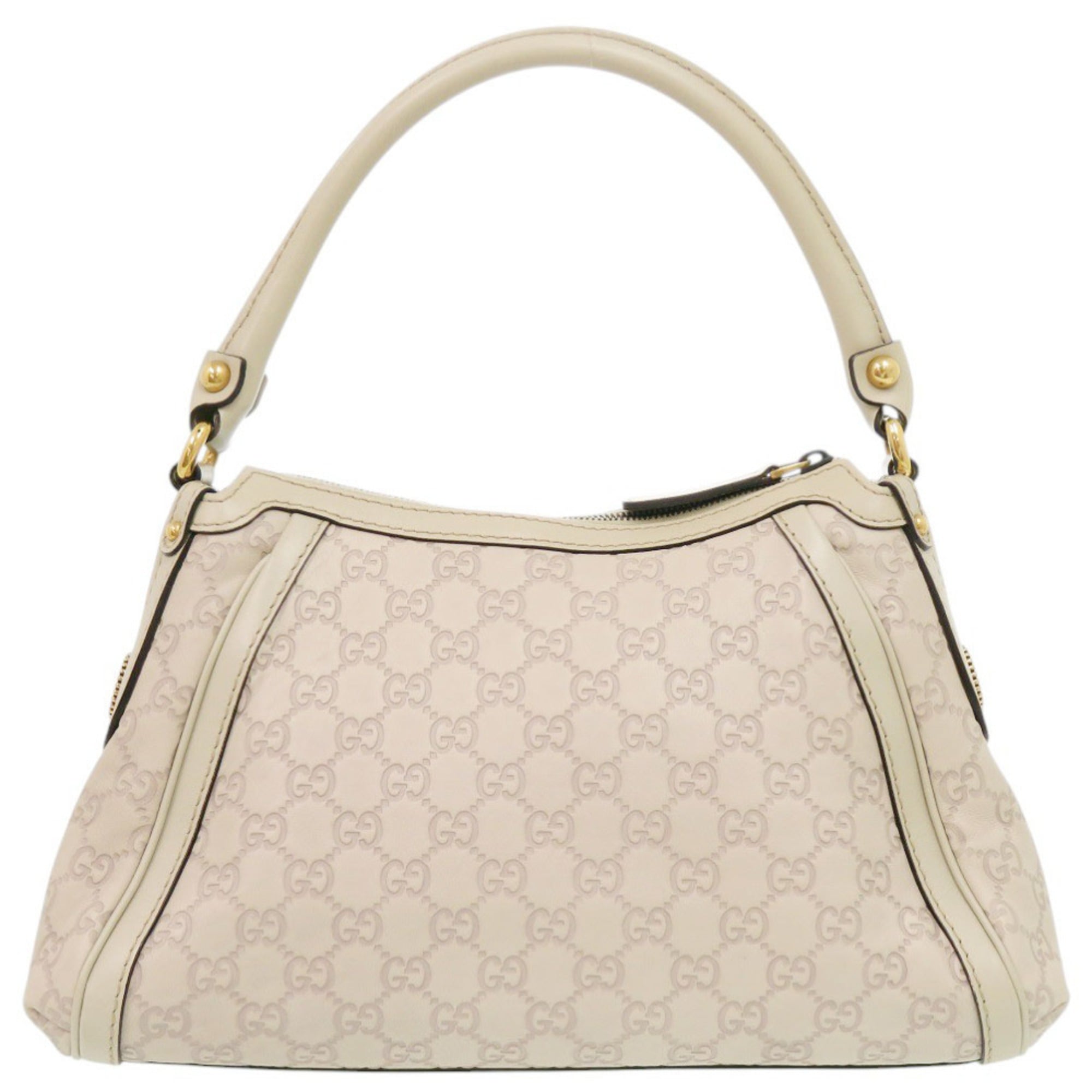 Gucci Ivory Leather Handbag (Pre-Owned)