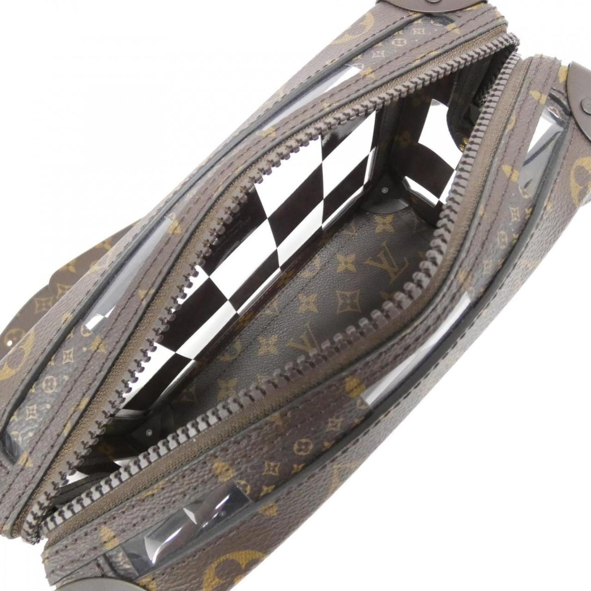 Louis Vuitton Marron Coated Canvas Shoulder Bag