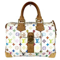 Louis Vuitton Monogram Multicolore Blanc White Monogram Multicolore Boston Bag Handbag