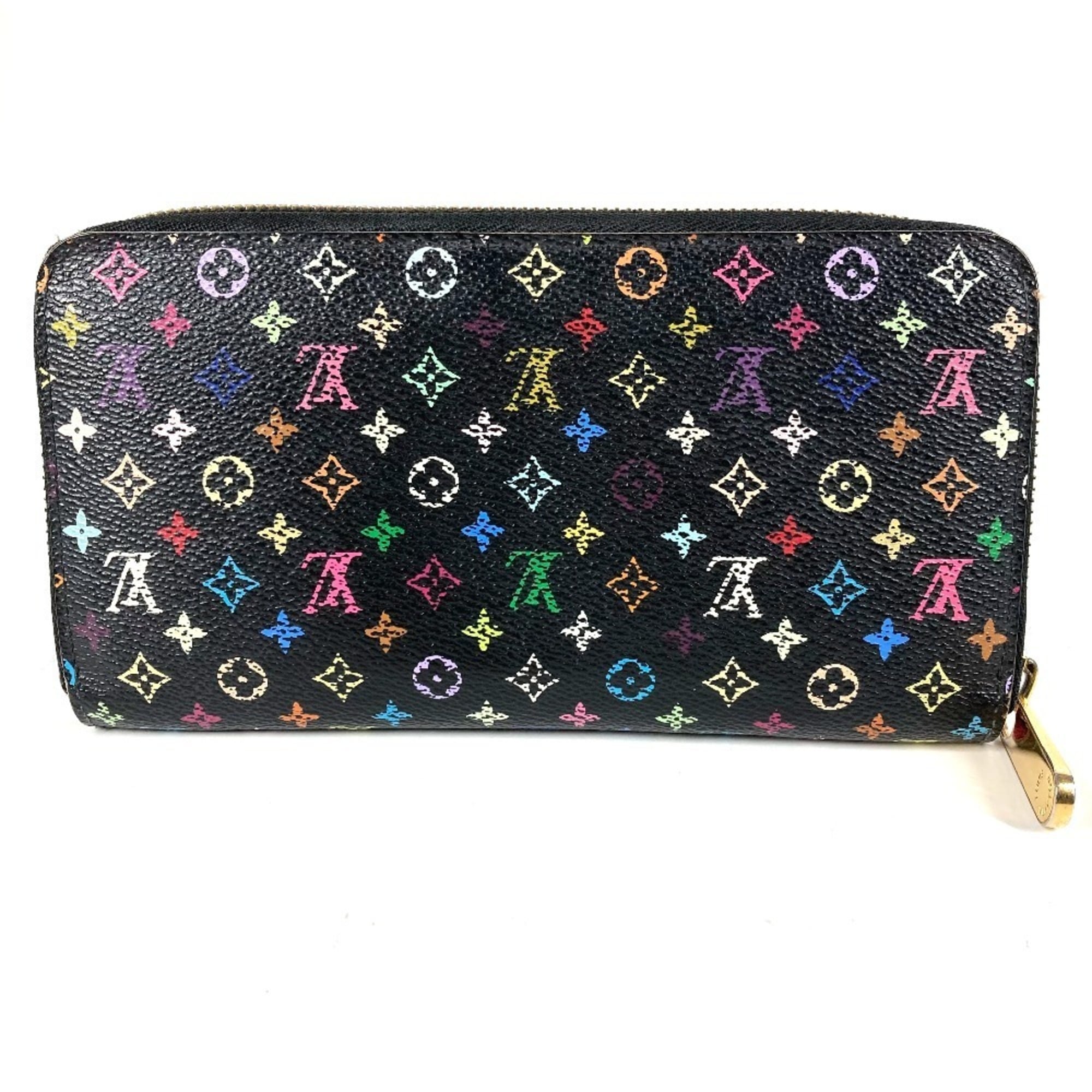 Louis Vuitton Monogram Multicolore Black Noir Monogram Multicolore Long Wallet