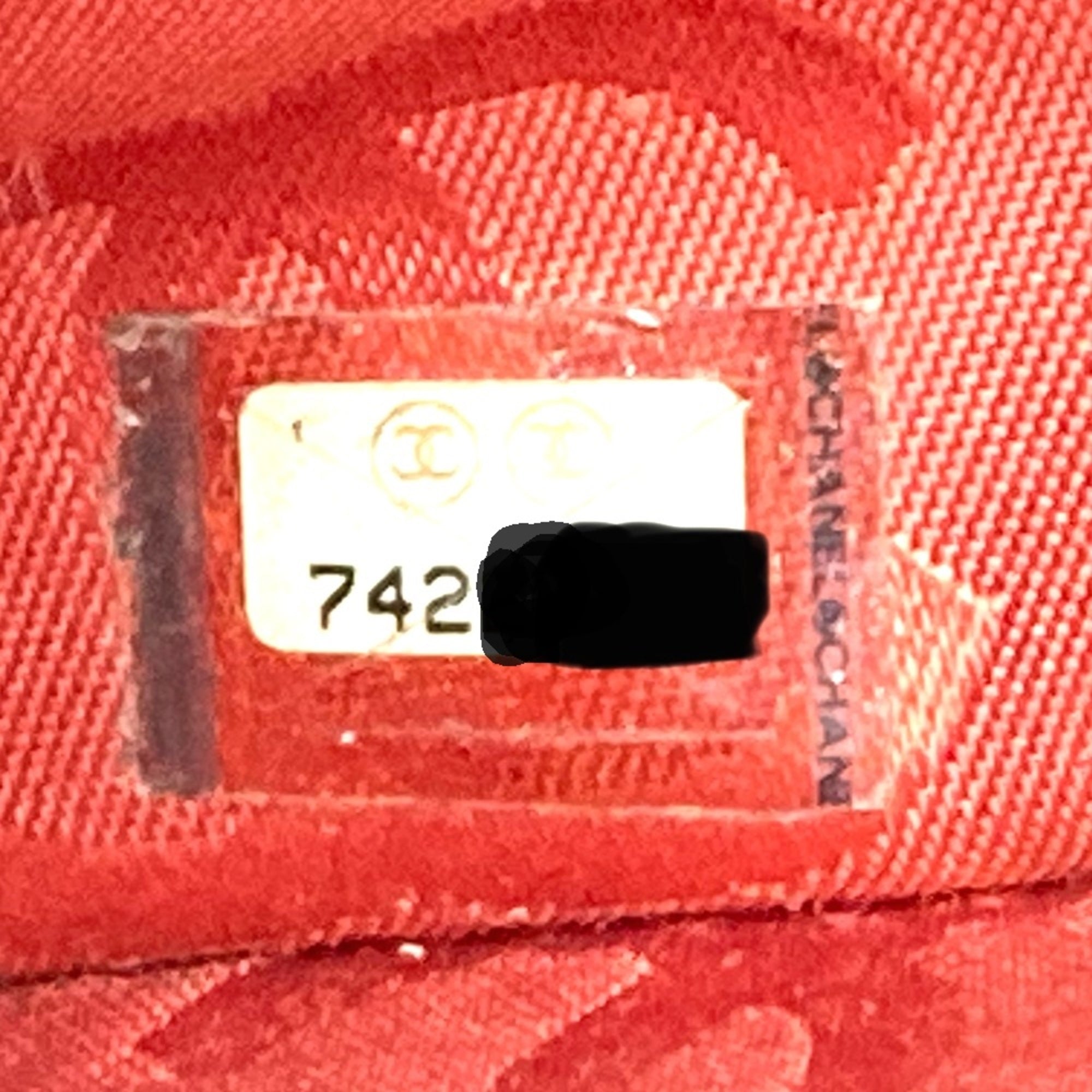 Chanel Red Leather Tote Bag