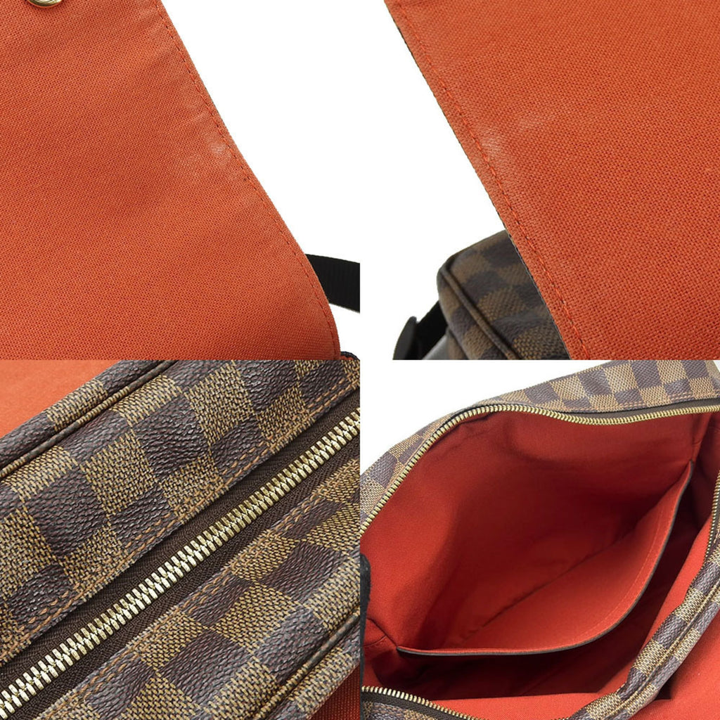 Louis Vuitton Damier Ebene Damier Canvas Messenger Bag Shoulder Bag