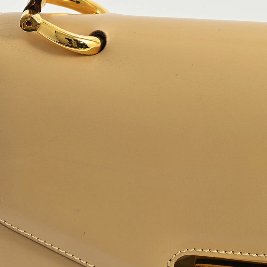 Celine Beige Leather Handbag