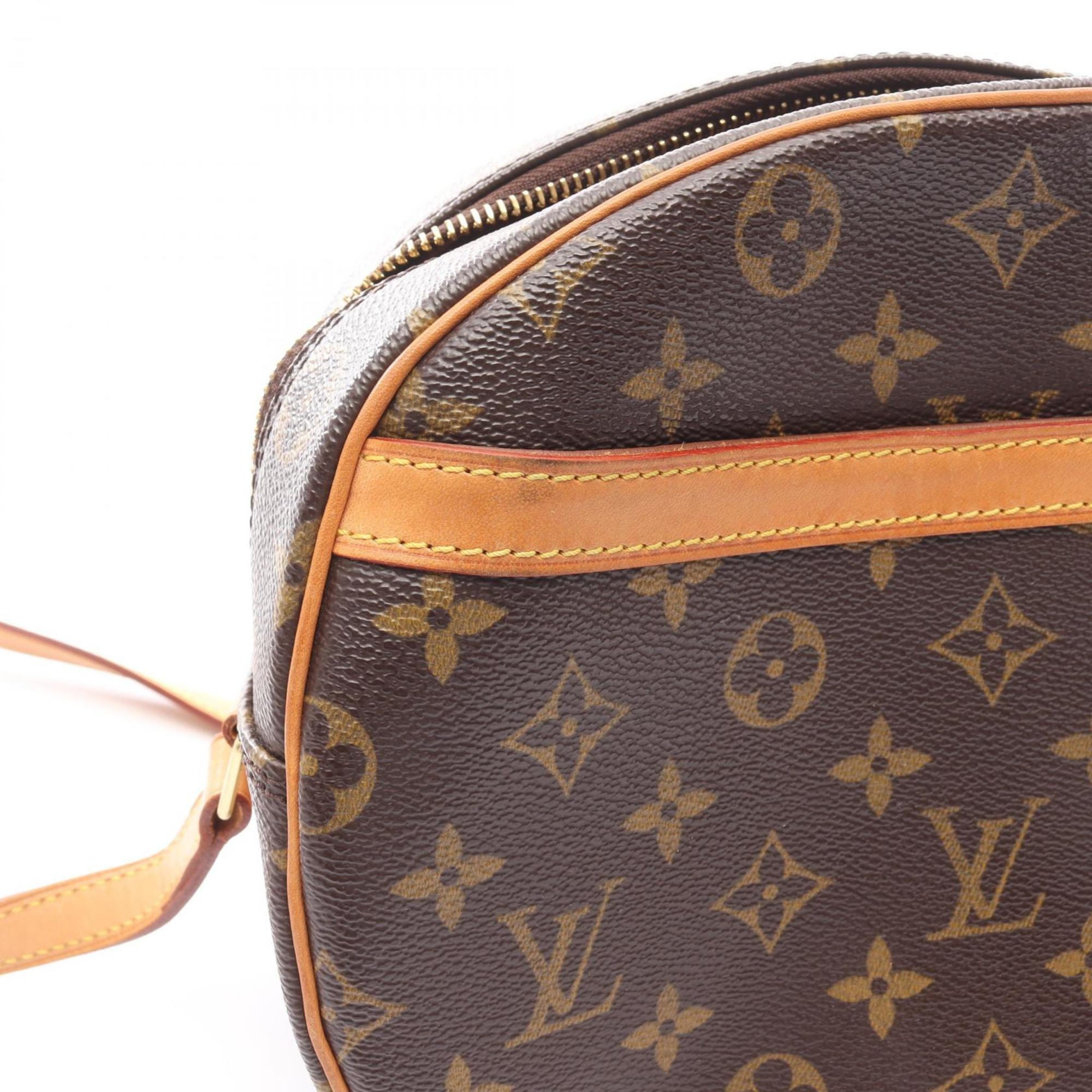 Louis Vuitton Brown Coated Canvas Pvc Monogram Leather Shoulder Bag