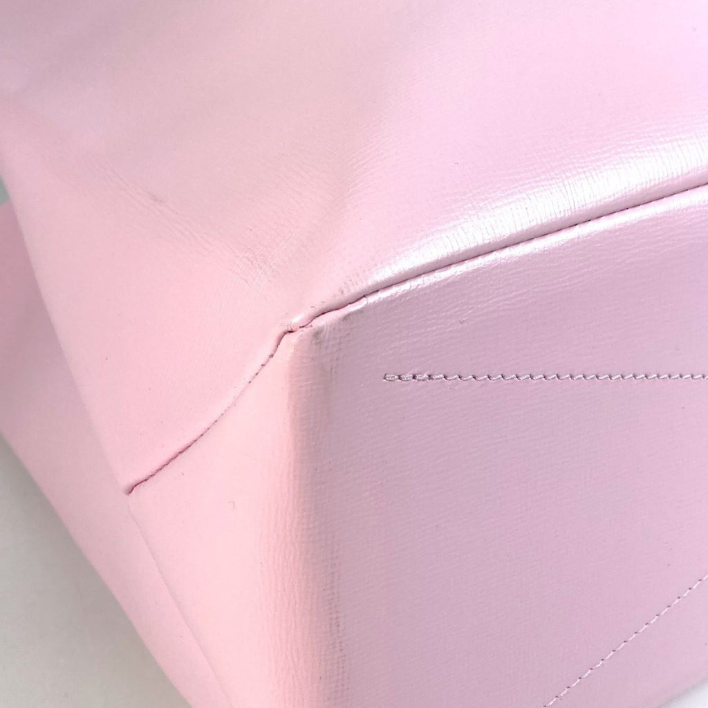 Louis Vuitton Pink Leather Shopping Bag Shoulder Bag Tote Bag