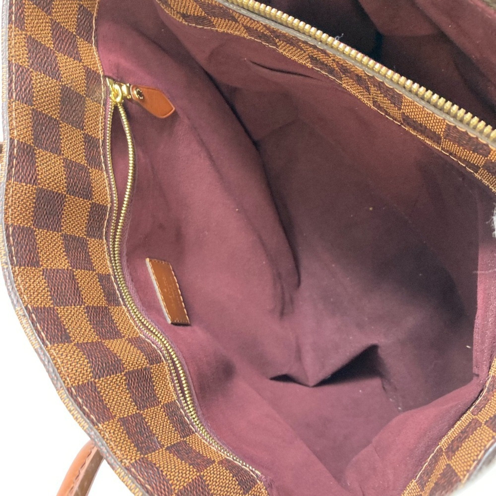 Louis Vuitton Brown Damier Canvas Handbag Tote Bag