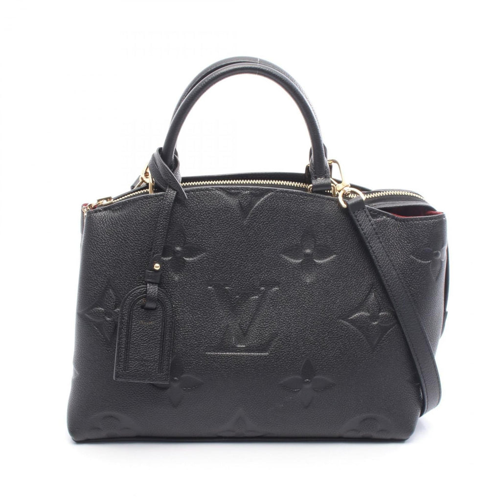 Louis Vuitton Black Noir Monogram Empreinte Handbag