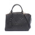 Louis Vuitton Black Noir Monogram Empreinte Handbag