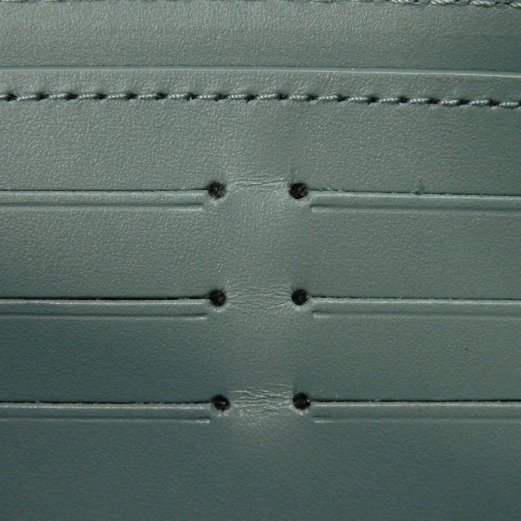 Louis Vuitton Green Leather Long Wallet