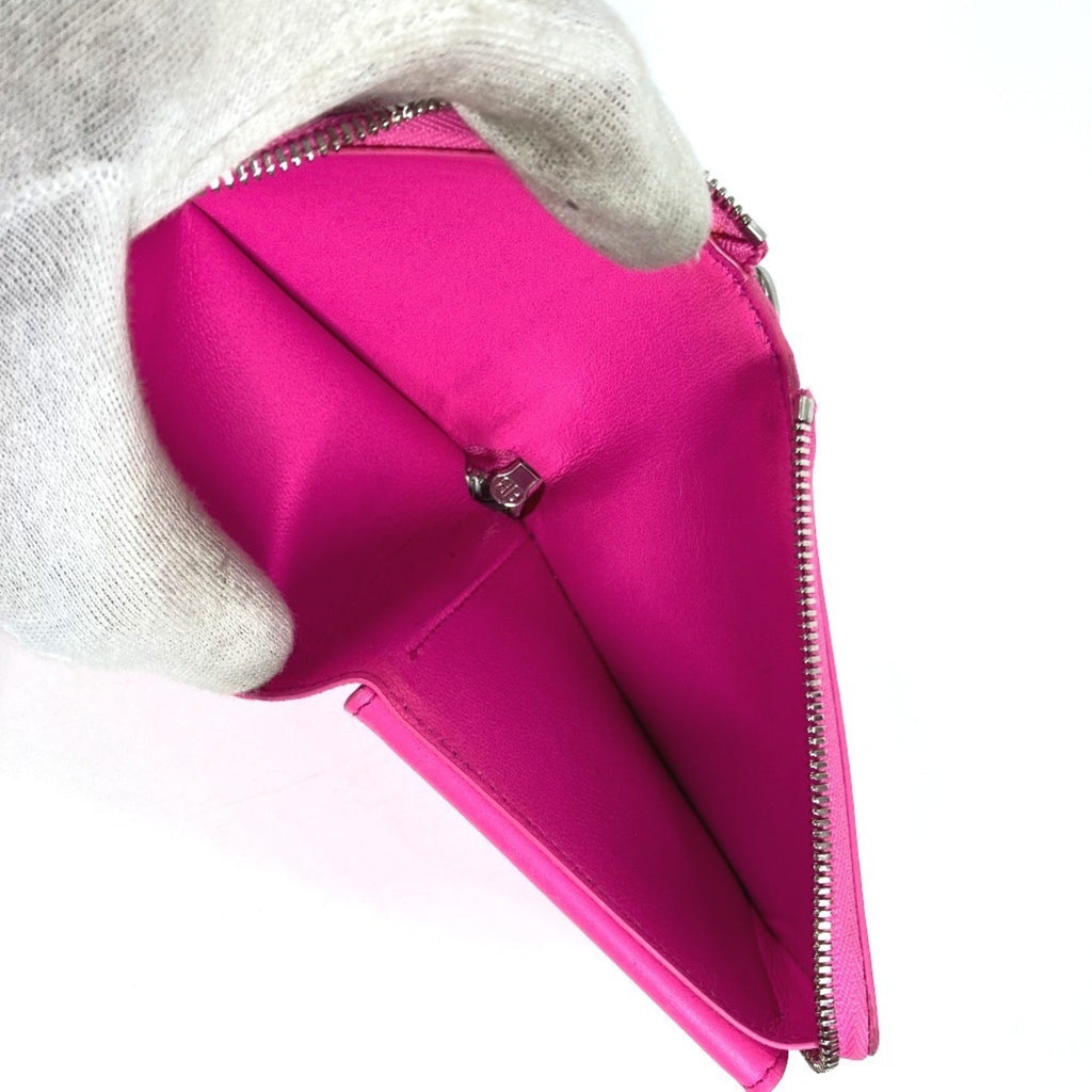 Balenciaga Pink Leather Wallet (Bi-Fold)