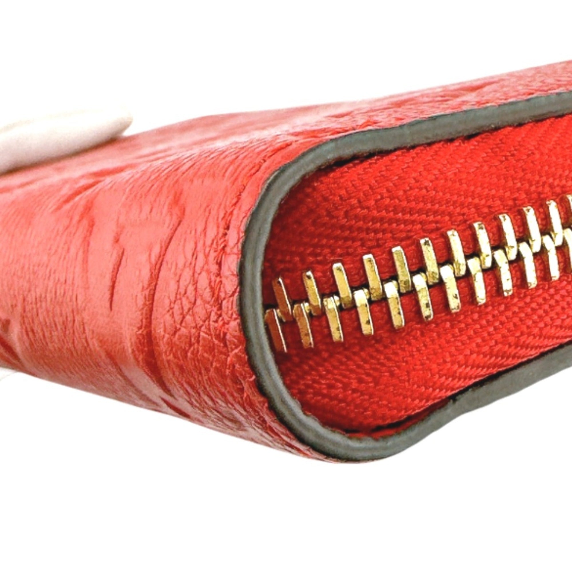 Louis Vuitton Red Color Monogram Empreinte Long Wallet