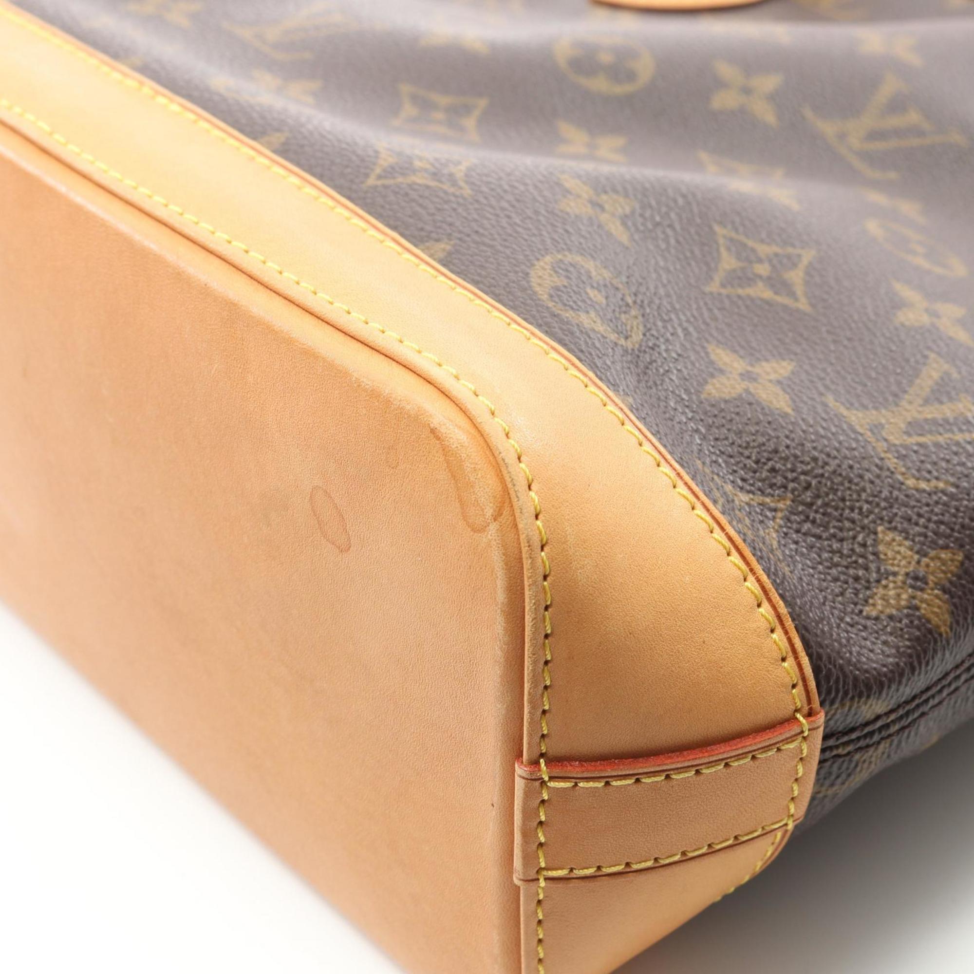 Louis Vuitton Brown Monogram Coated Canvas Handbag