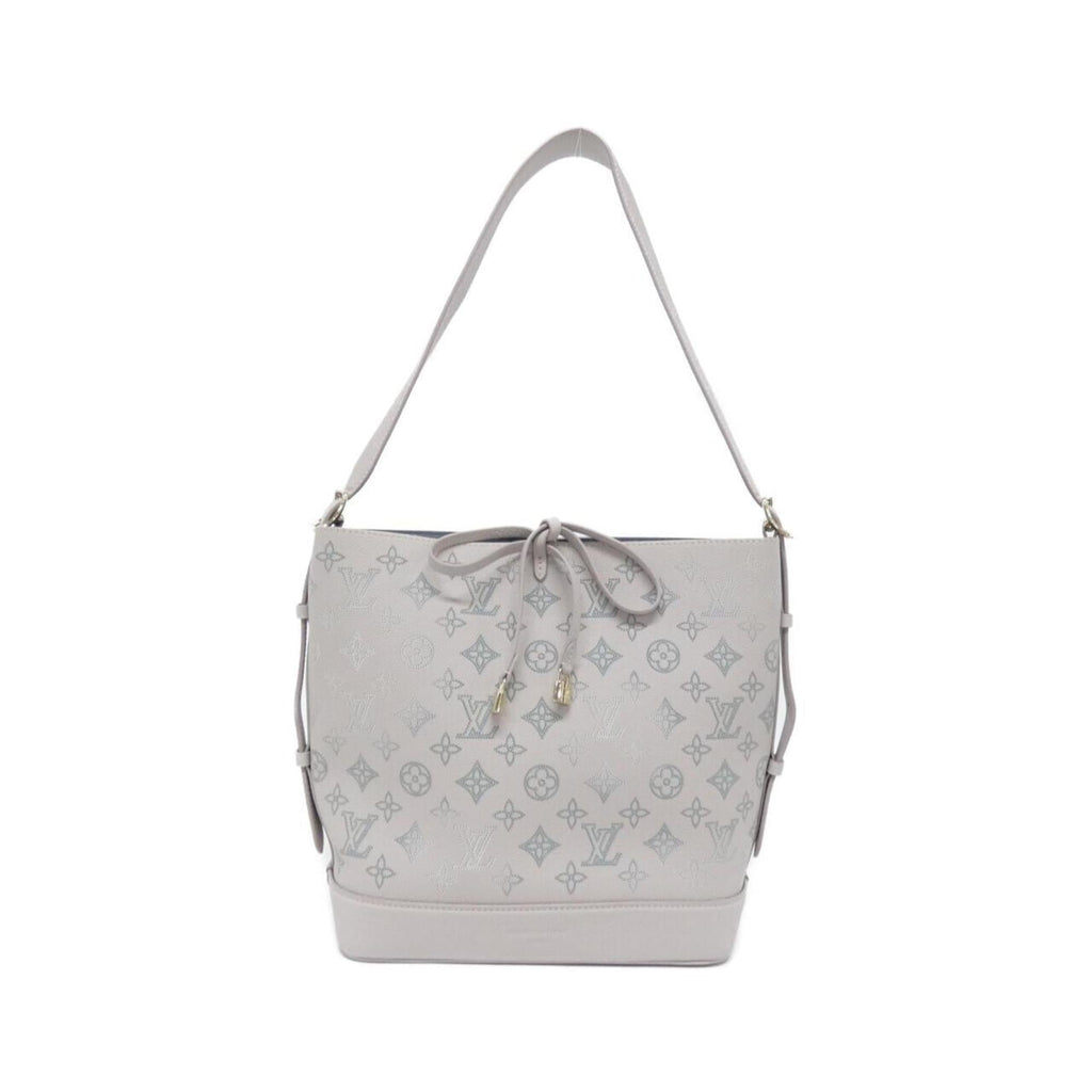 Louis Vuitton Gray Leather Shoulder Bag