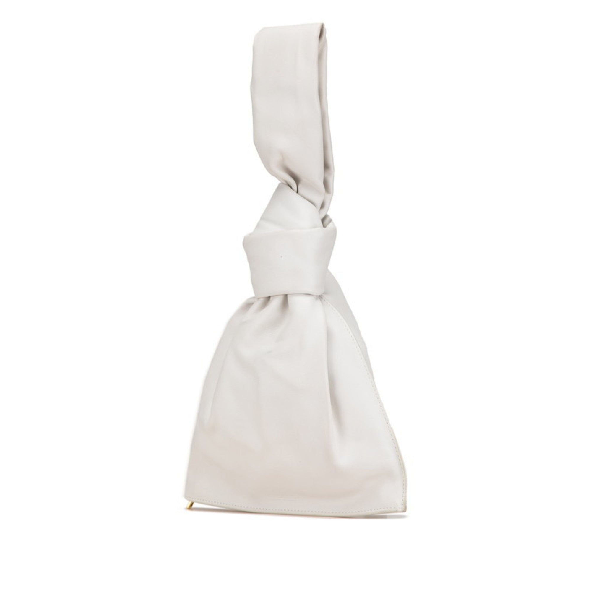 Bottega Veneta White Leather Handbag