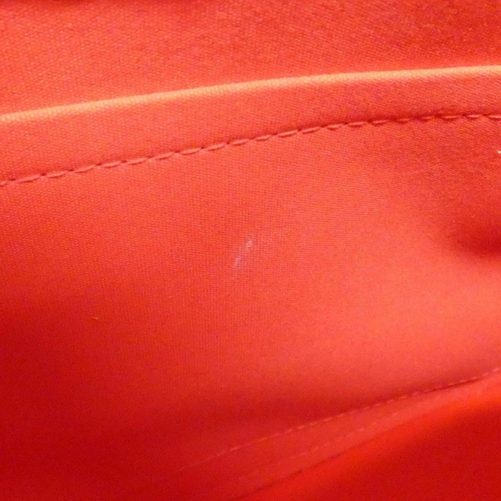Louis Vuitton Rouge Grenadine Leather Handbag