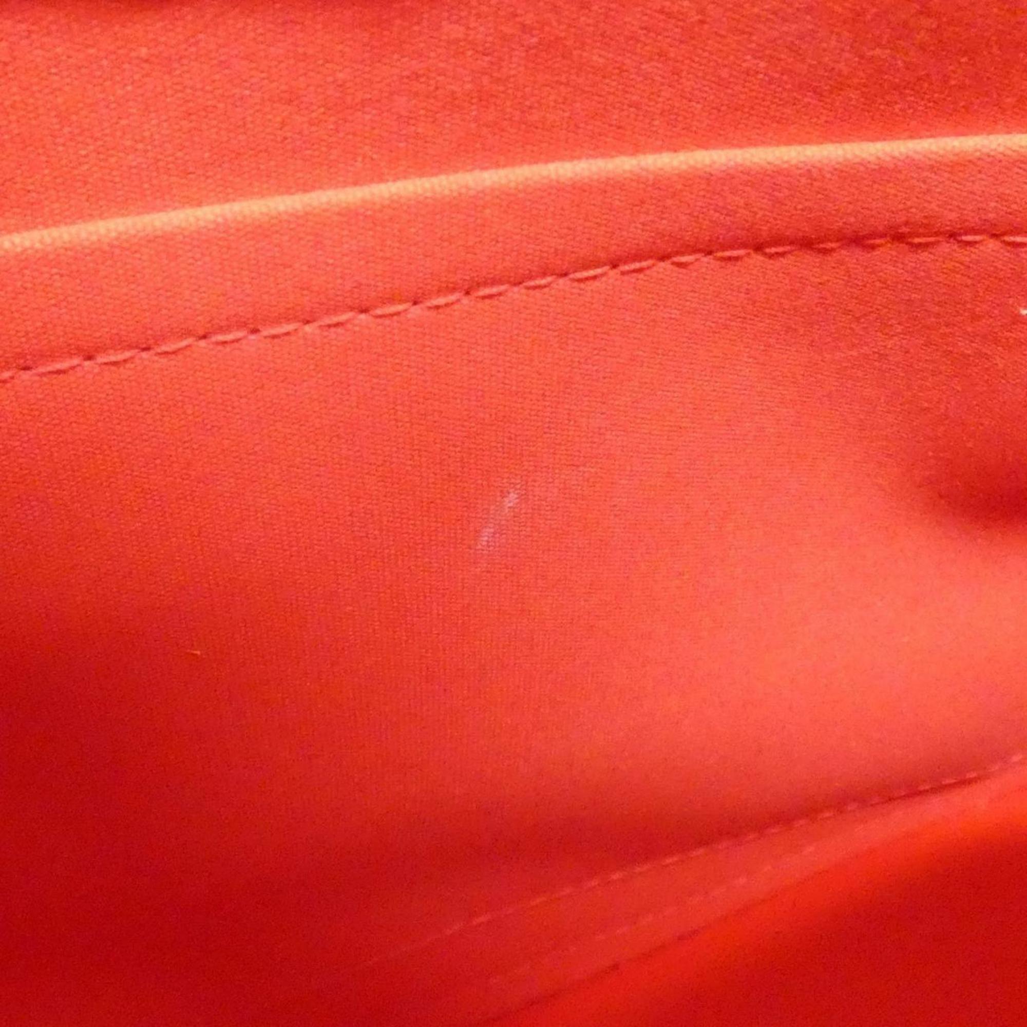 Louis Vuitton Rouge Grenadine Leather Handbag