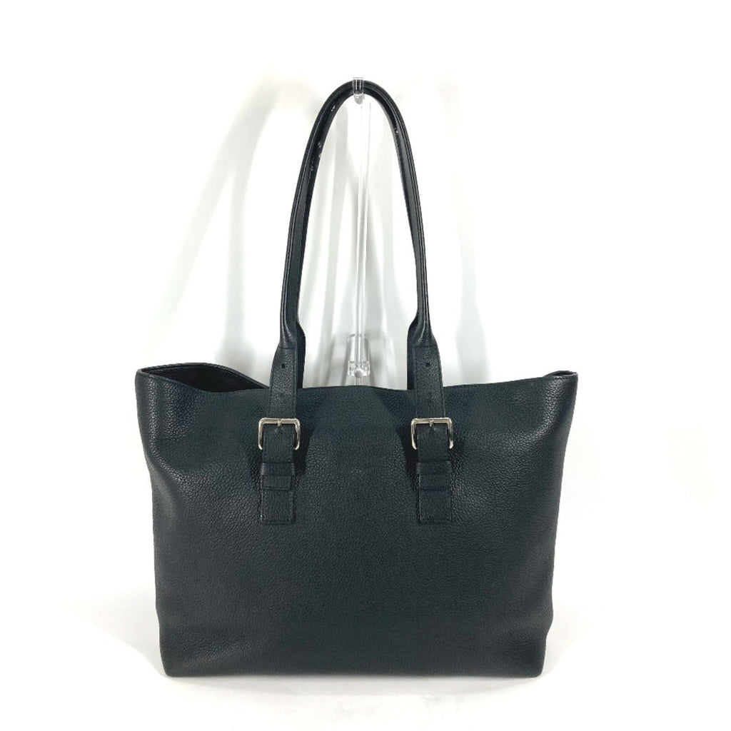 Louis Vuitton Black Noir Leather Shoulder Bag Tote Bag