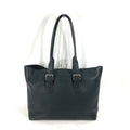 Louis Vuitton Black Noir Leather Shoulder Bag Tote Bag