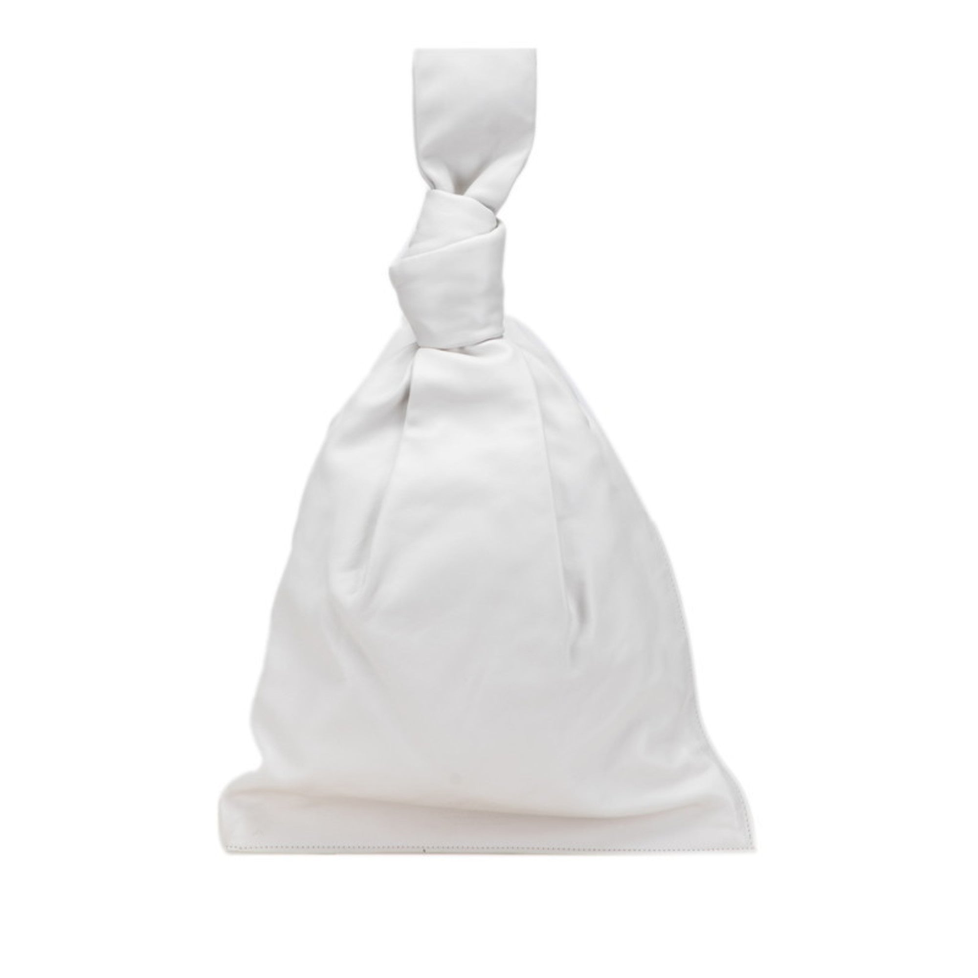 Bottega Veneta White Leather Handbag