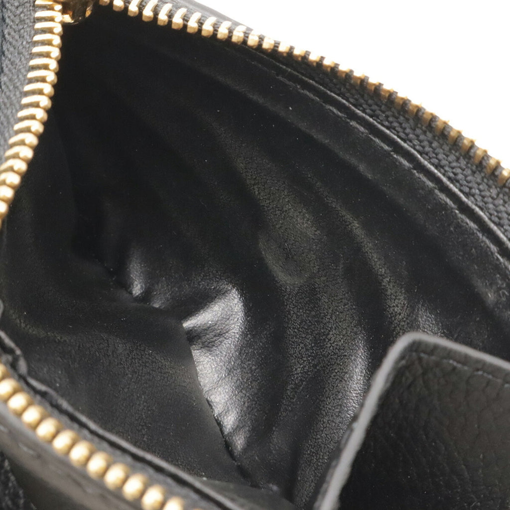 Louis Vuitton Black Noir Monogram Empreinte Leather Wallet (Tri-Fold)