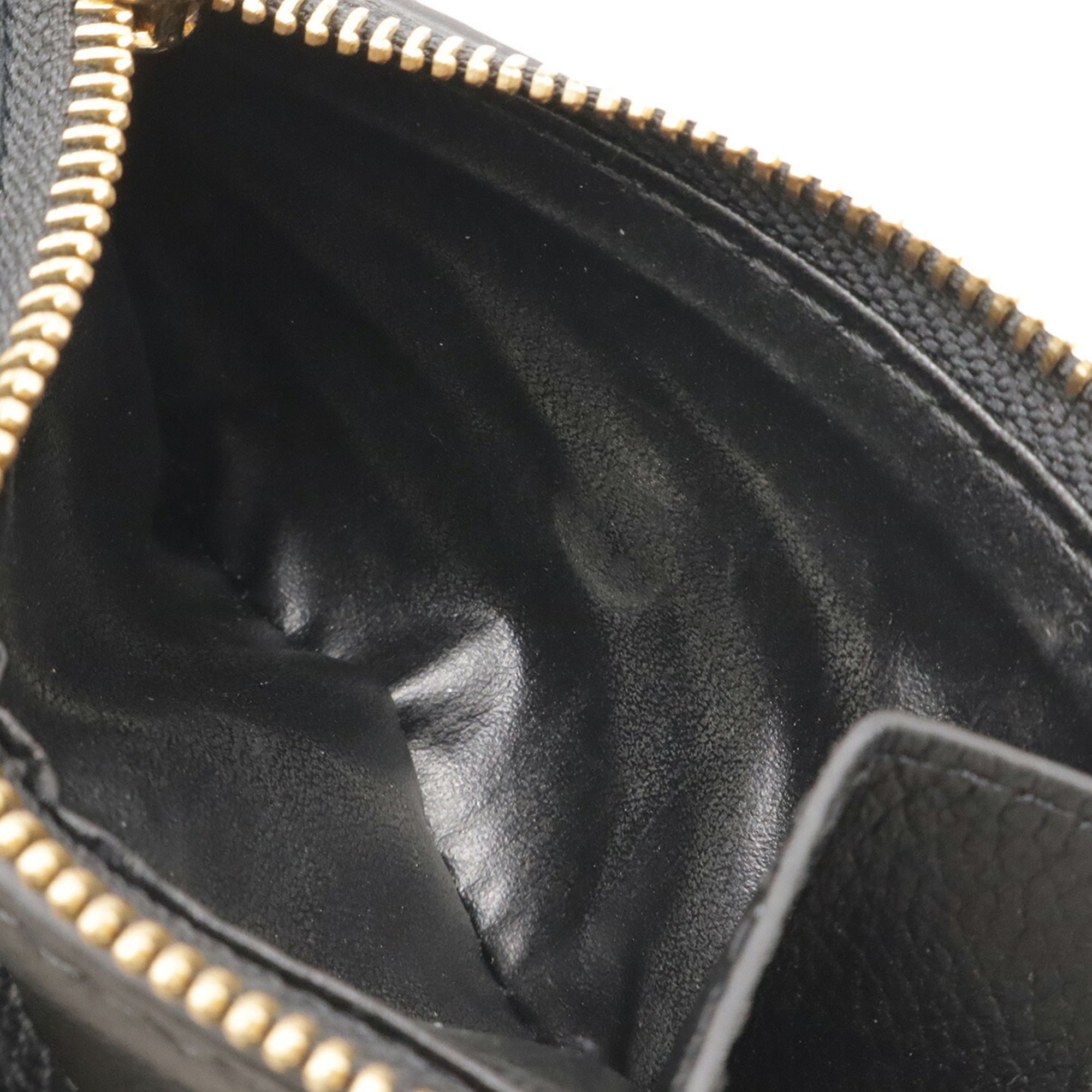Louis Vuitton Black Noir Monogram Empreinte Leather Wallet (Tri-Fold)