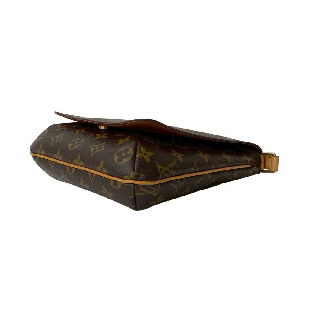 Louis Vuitton Brown Leather Pvc Shoulder Bag